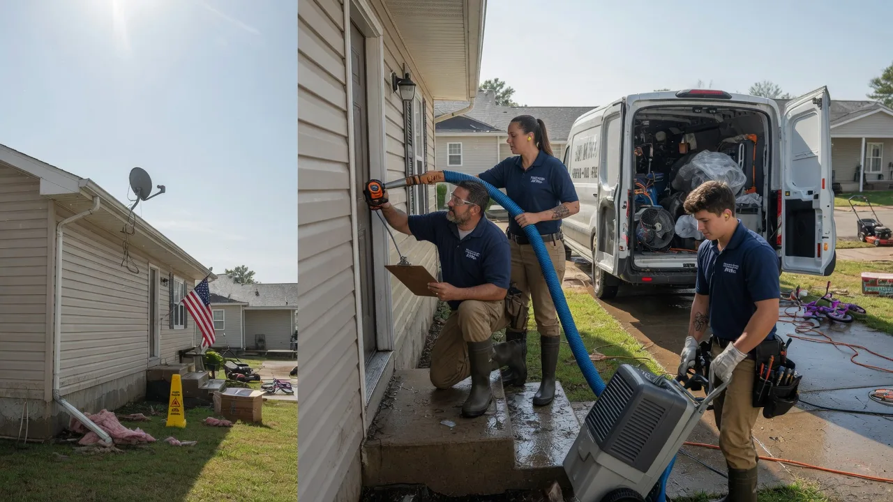 Ceiling Water Damage Restoration in Warren, MA near me